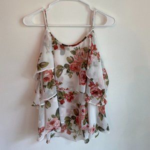 Show Me Your Mumu Floral Rose Top Size M